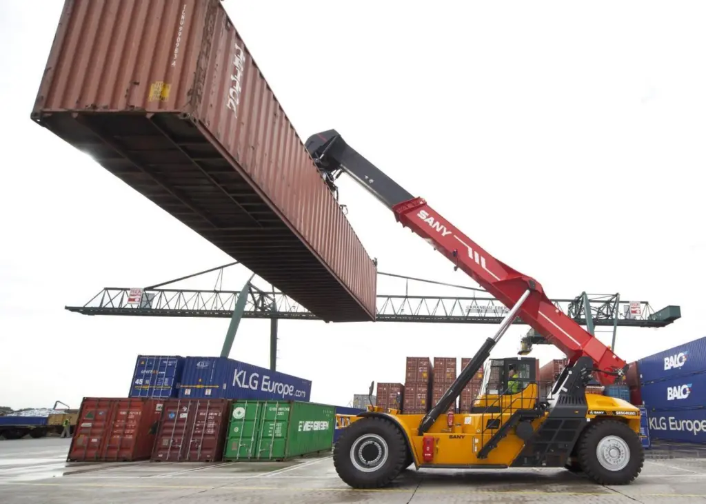 New heights: SANY’s new Tier 4 reach stacker promises to be even smarter