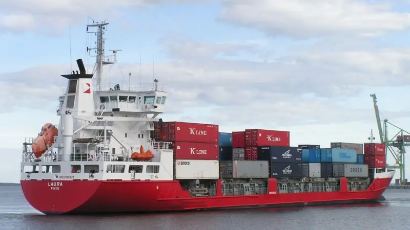 The scrubber has already been tested on 'MS Laura'