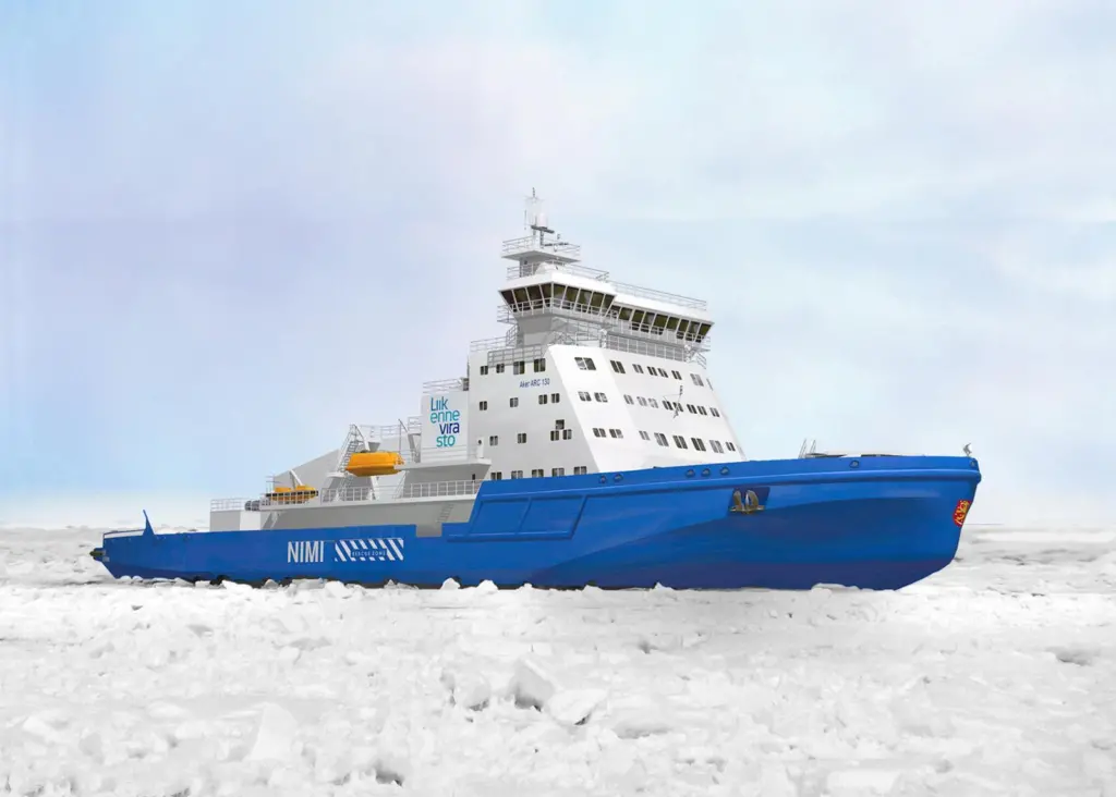 The new Arctech icebreaker is being built for the Finnish Transport Agency