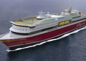 'Stavangerfjord' runs on LNG engines