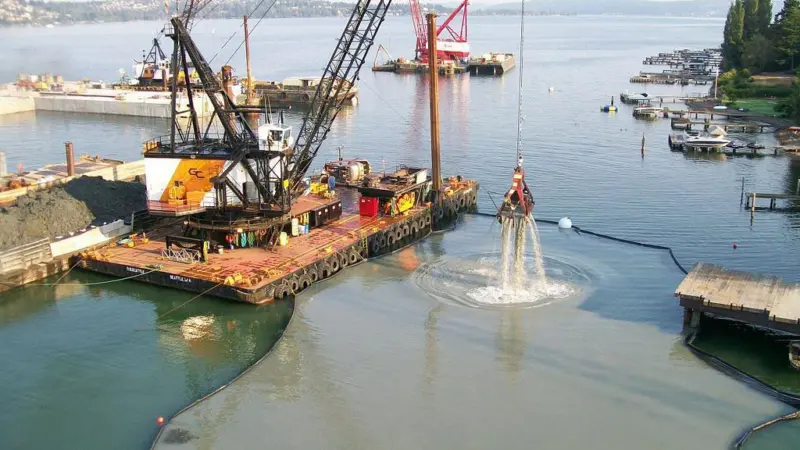 Bigger ships force depth issues. Credit: WSDOT