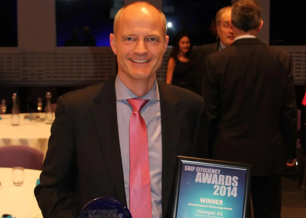 Hempel's Hempaguard has been recognised for making a significant contribution to environmental impact reduction