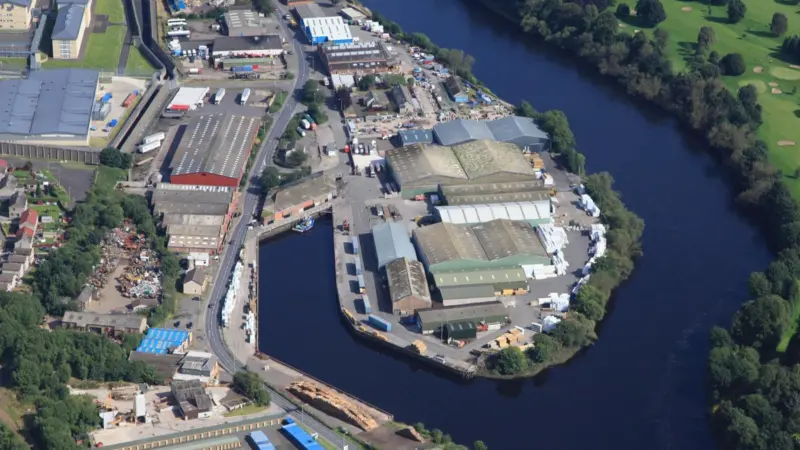 The harbour, which has four main berths, provides a lower cost alternative to larger coastal ports