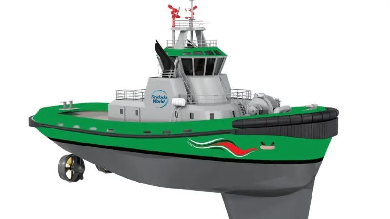 The LNG-fuelled tug will be the 'first' such vessel for the Middle East