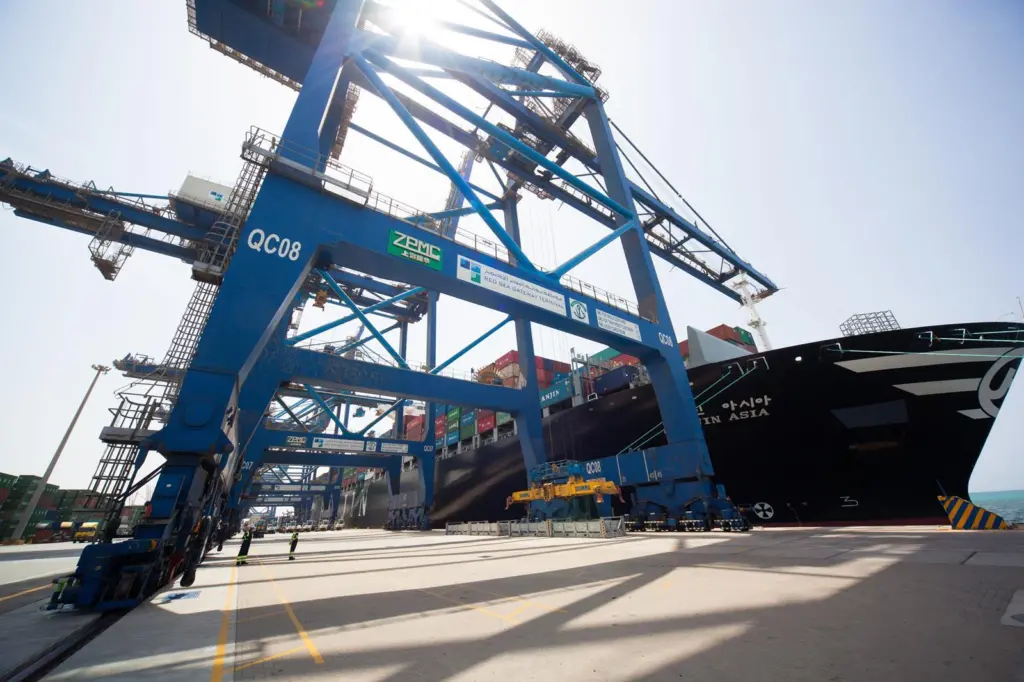 Larger ladies: Red Sea Gateway Terminal can accommodate vessels of over 16,000 teu
