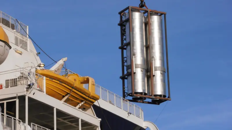 Inline system - Color Line’s ‘Superspeed 2’ ferry was the first to install this option because of the limited space available in the funnel