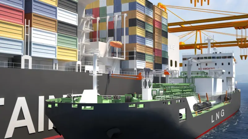 Shell is to build a "pioneering" LNG bunker vessel
