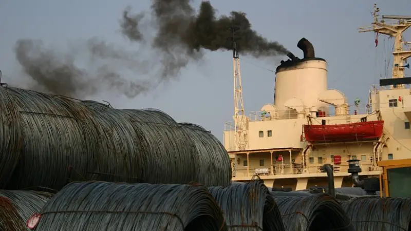 The report looks at ways to mitigate the negative impacts of global shipping and ports