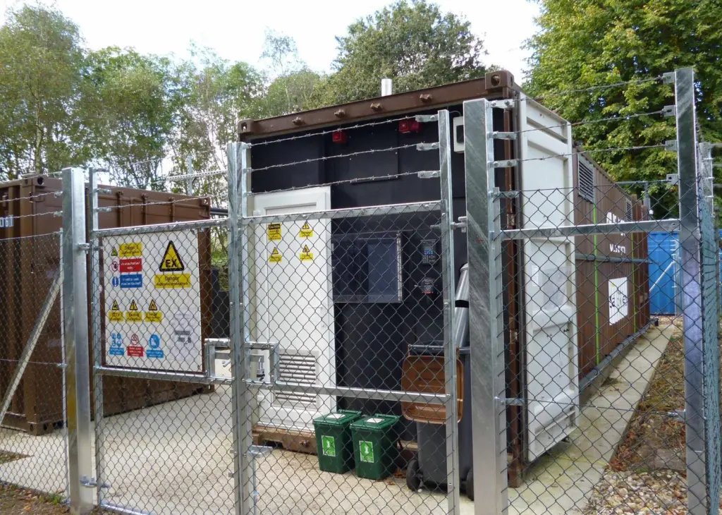 The Flexibuster converts what used to be waste into biogas, which is then used to generate electricity and heat. Photo: SEaB Energy