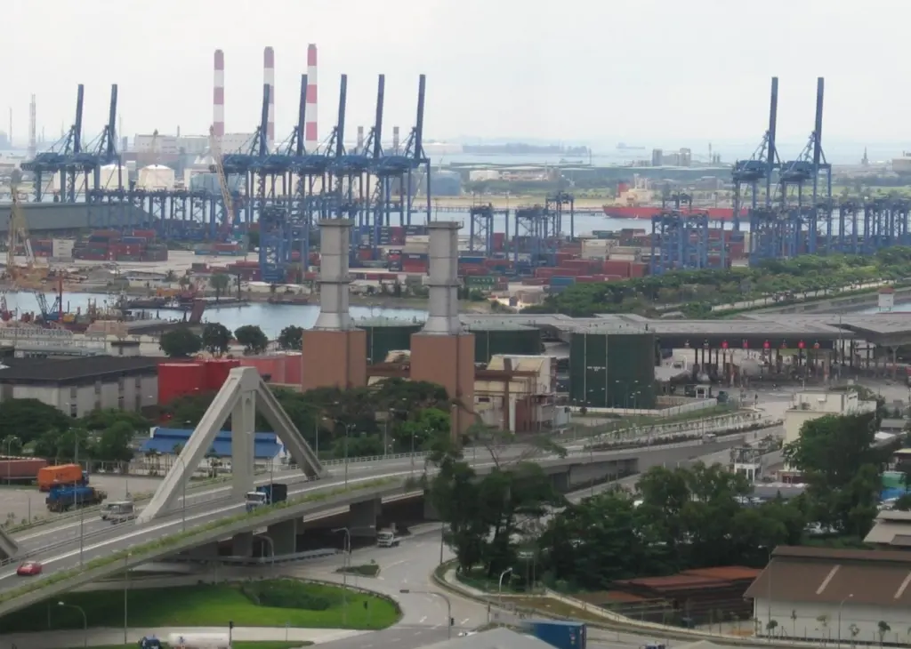 Concrete from the existing berths and yards will be cut up, crushed and recycled for use in the upgrading at Jurong Port