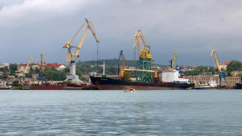Alternatives: Russia is putting its handling hopes in Crimean ports, including Sevastopol. Credit: Alexxx Maliv
