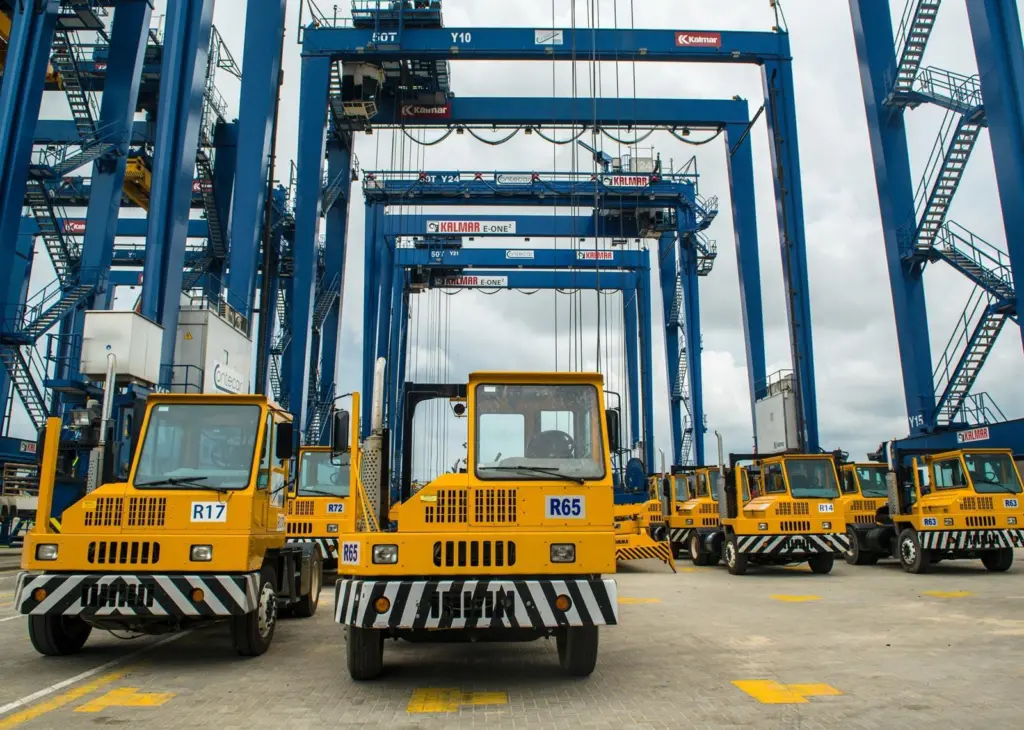 Kalmar is supplying RTGs and terminal tractors to ICTSI and GICEP