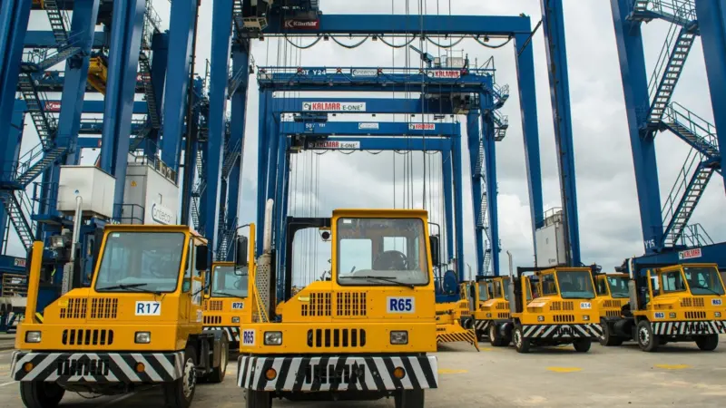 Kalmar is supplying RTGs and terminal tractors to ICTSI and GICEP