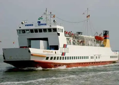 By mid-2015, 'MS Ostfriesland' can begin its daily service between Emden and the North Sea island of Borkum