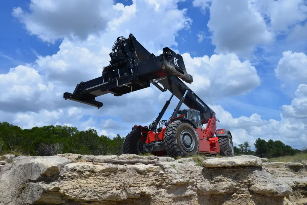 Cost effective: sometimes it can work out cheaper to buy a rough terrain handler than upgrade the quay