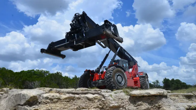 Cost effective: sometimes it can work out cheaper to buy a rough terrain handler than upgrade the quay
