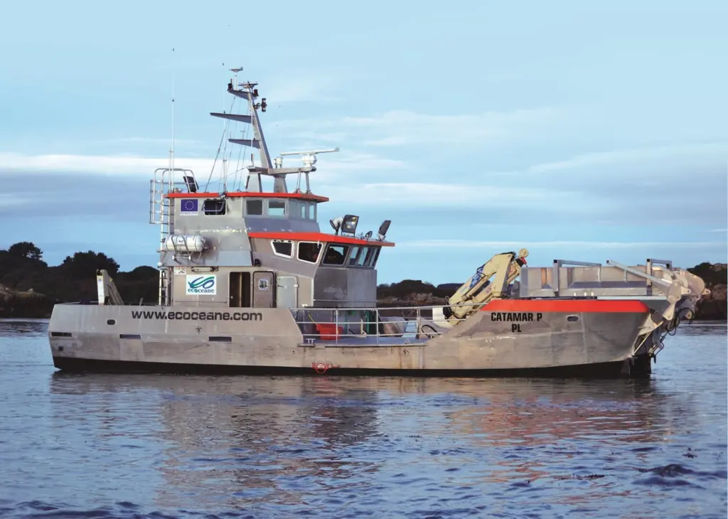 Ecoceane’s patented technology equips clean-up vessels that can collect more oil and waste per hour