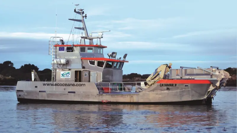 Ecoceane’s patented technology equips clean-up vessels that can collect more oil and waste per hour