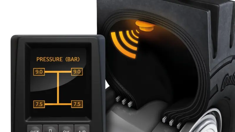 Pumped up: the telematics solution complements the company’s ContiPressureCheck tyre pressure monitoring system