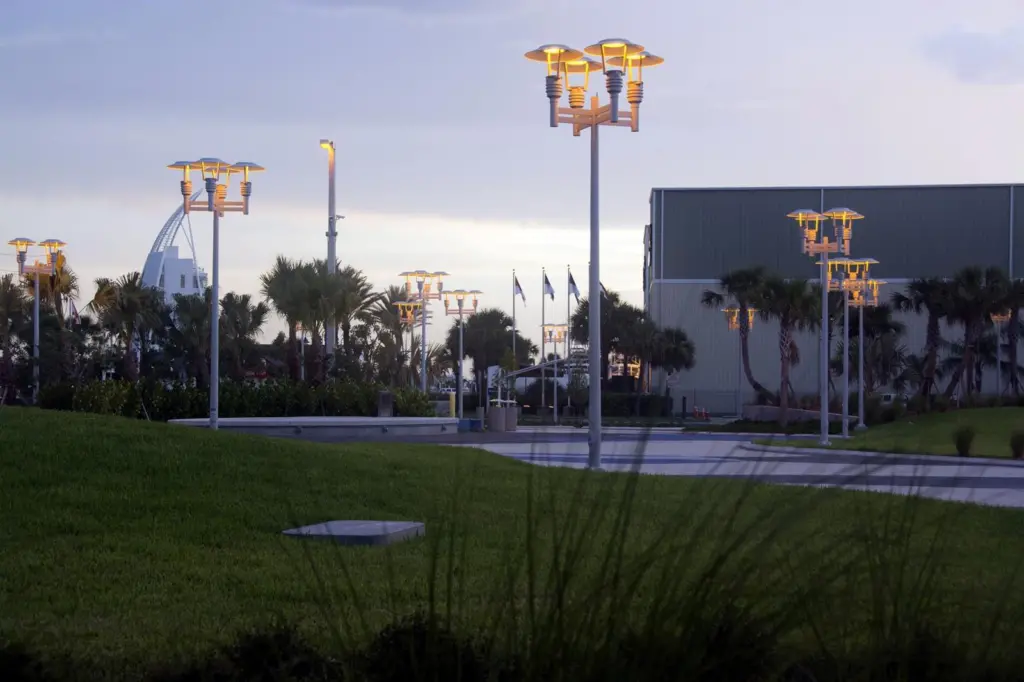 Taking care: Port Canaveral installed custom-made Luminis LED units to protect sea turtles