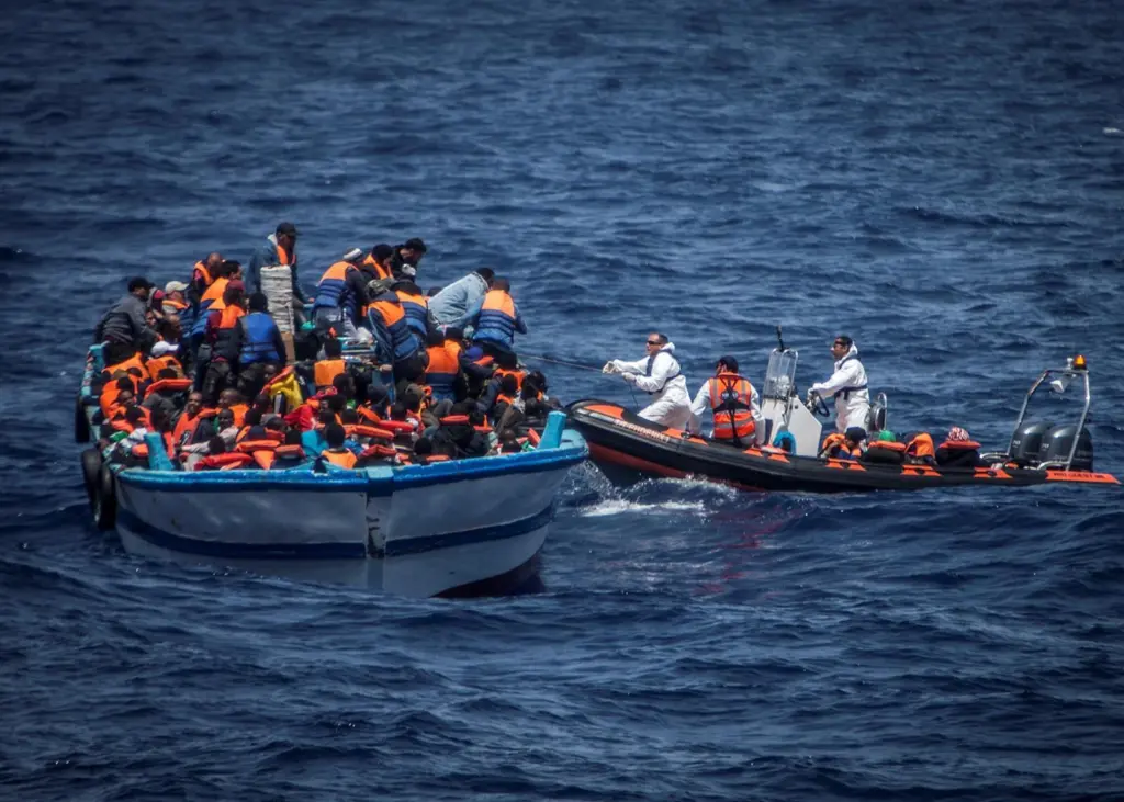 Movement: refugees fleeing North Africa present challenges to some Italian ports. Credit: MOAS