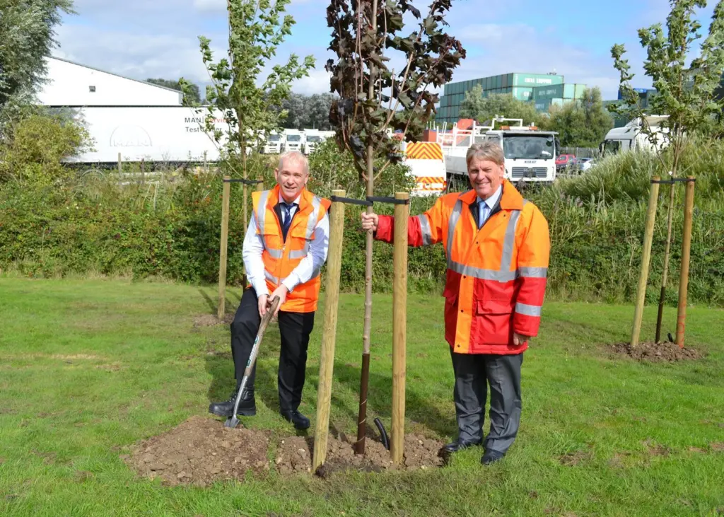 Felixstowe will enhance green areas within a busy industrial complex