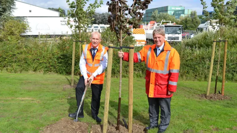 Felixstowe will enhance green areas within a busy industrial complex
