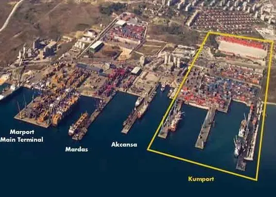 Kumport sits in the Ambarli Port Complex on the northwest coast of the Marmara Sea, Turkey