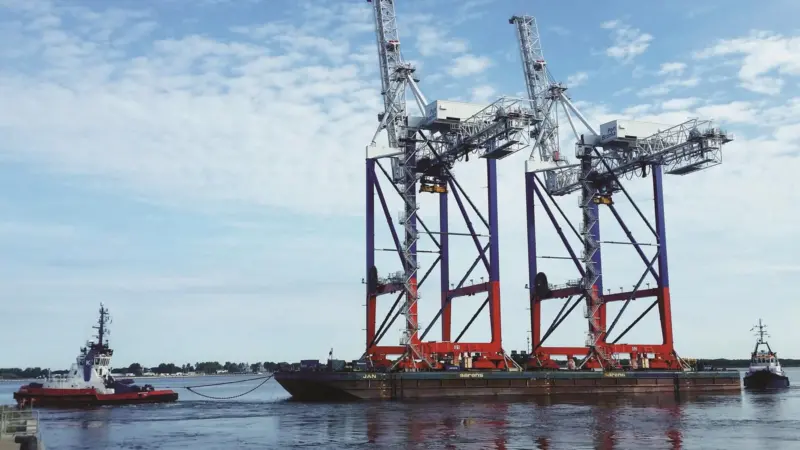 Liebherr Container Cranes has delivered four STS cranes to Fenix Container Terminal at the Russian port of Bronka