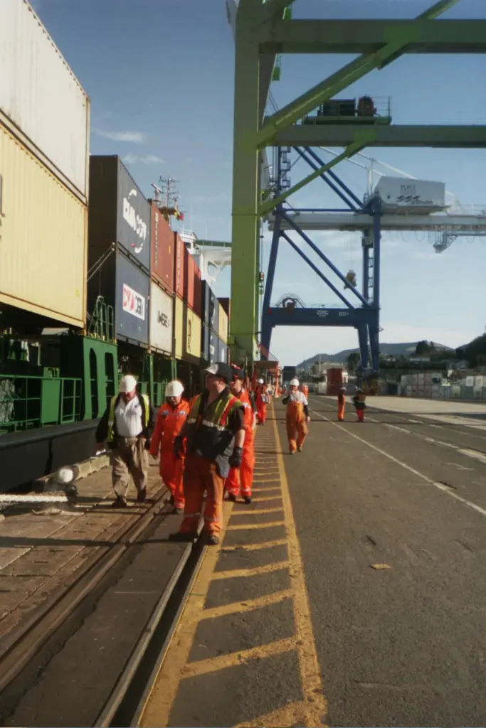 Together: unions want a real commitment to port health and safety. Credit: Maritime Union of New Zealand