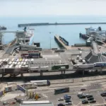 Aerial image of the Port of Dover