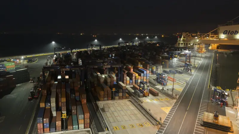 The Global Container Terminal in New Jersey has chosen more efficient Musco lighting