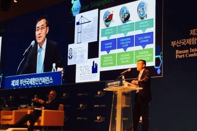 Andrew Tan called on more ports to be ready for LNG bunkering in his speech at the third BIPC