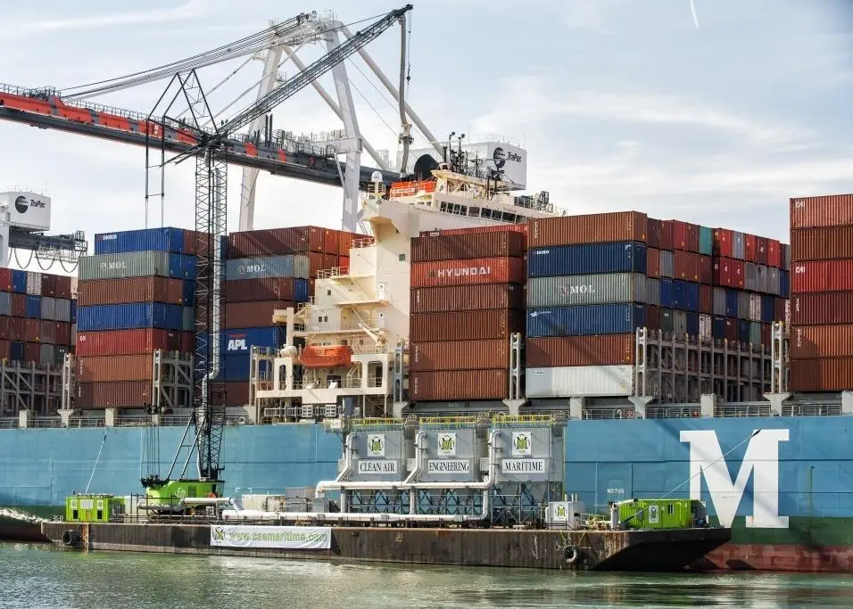METS-1 is the first technology to be approved by CARB as an alternative to shore side power Photo: Clean Air Engineering-Maritime