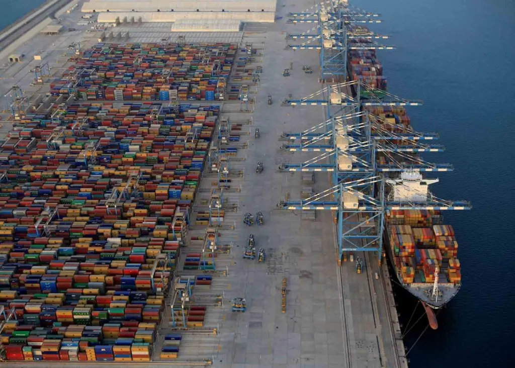 Doubled growth: Khalifa Port Container Terminal has doubled container volumes since 2012