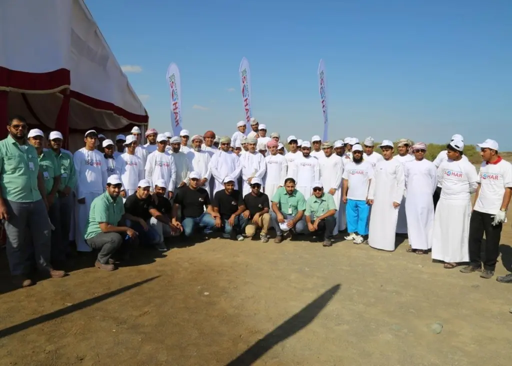 The annual Harmoul beach clean-up is part of SOHAR’s Cleaner Greener community campaign