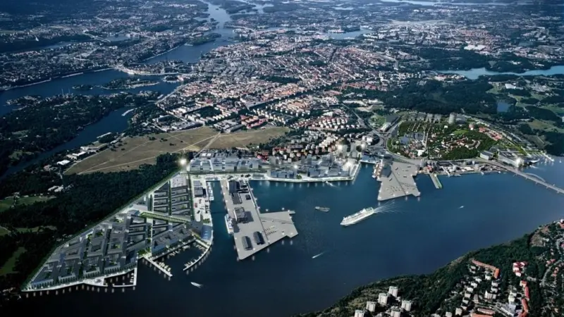 Värtahamnen will be redeveloped into a more efficient and safe space