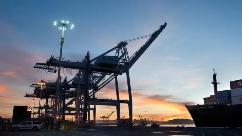 The Ben E Nutter Terminal at the Port of Oakland has reopened