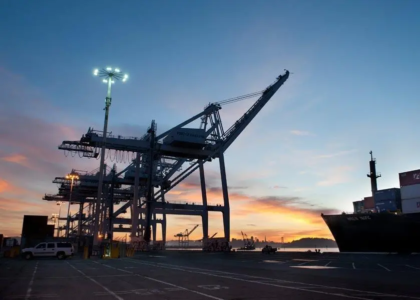 The Ben E Nutter Terminal at the Port of Oakland has reopened