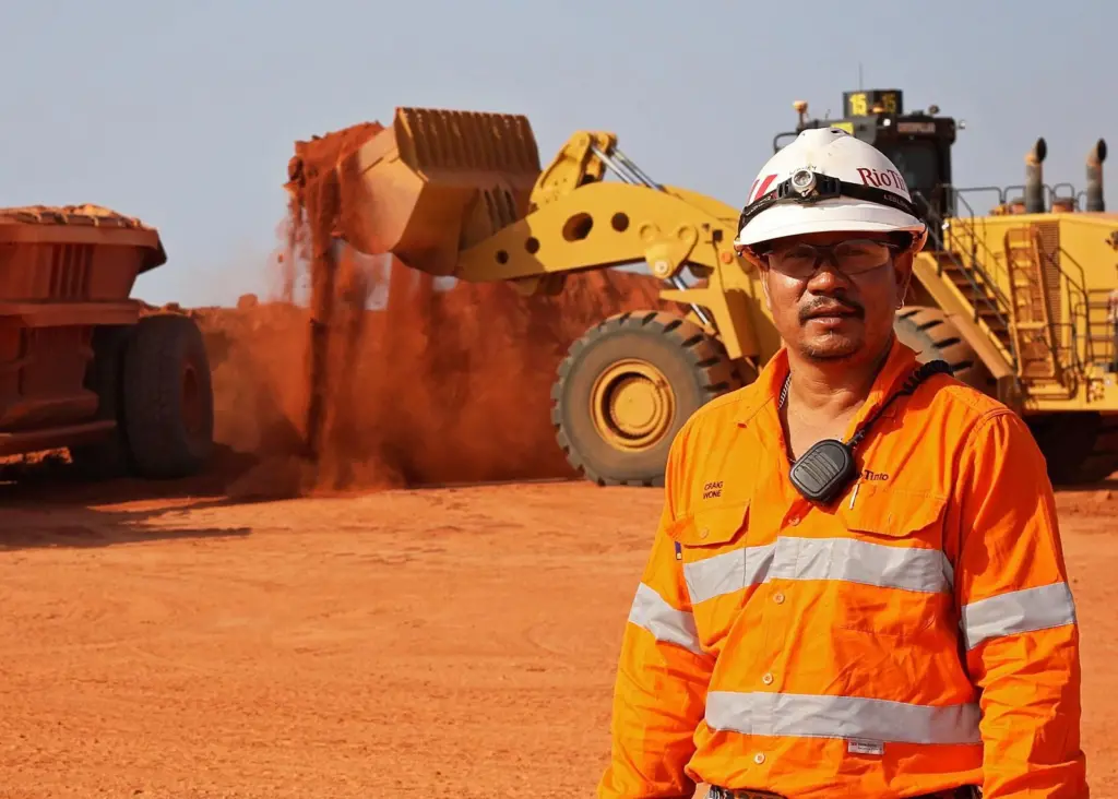 Crew leader, Craig Wone, Weipa operations