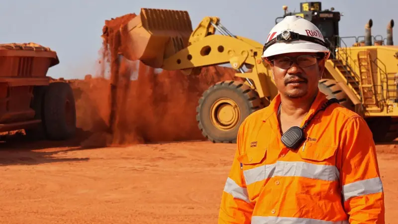 Crew leader, Craig Wone, Weipa operations