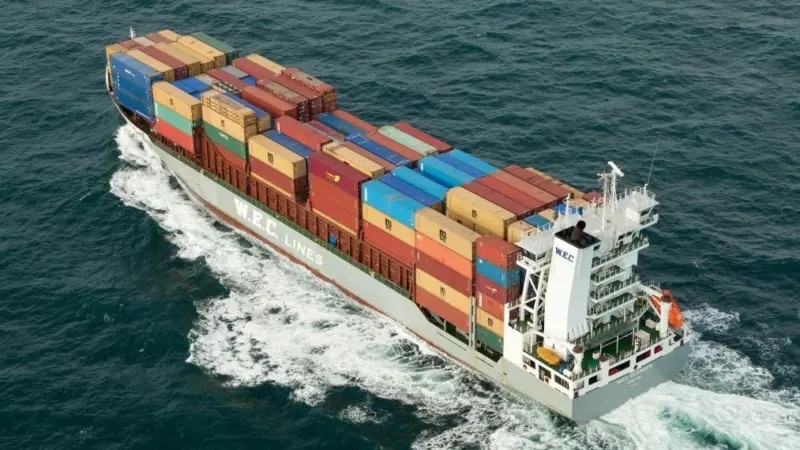The WEC Vermeer - WEC Lines will begin weekly calls at the Port of Liverpool