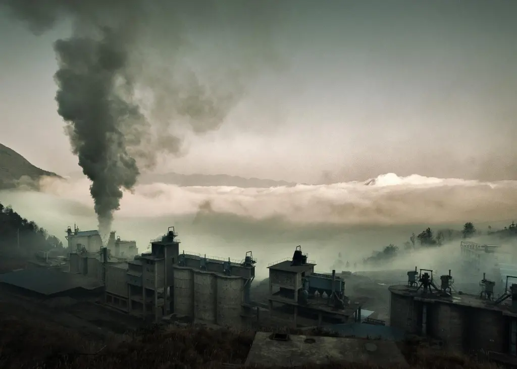 Up in smoke: China's factory output is depressingly low. Credit: Jonathan Kos-Read