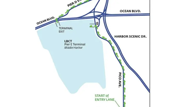 All truck transactions at Pier E will be by appointment only
