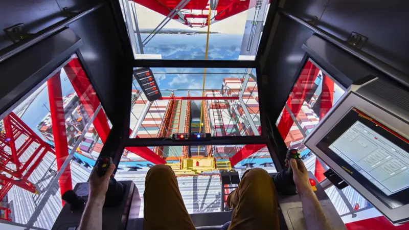 Changes: use of simulators allows for the introduction of different weather and other operational conditions into training sessions. Credit: ABB