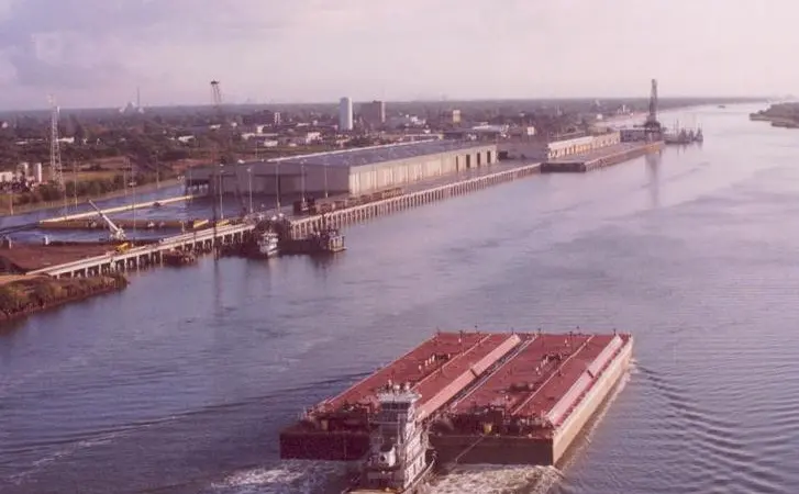 Joint venture LNG export facility at Port Arthur in Texas. Photo: Sewtex