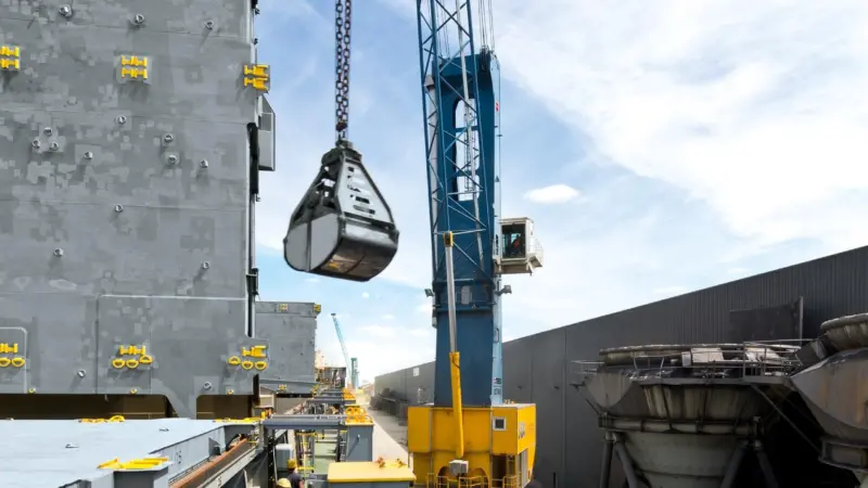 Tight squeeze: mobile harbour cranes are often tailored to a terminal's needs, making them harder to sell on. Credit: Terex Port Solutions