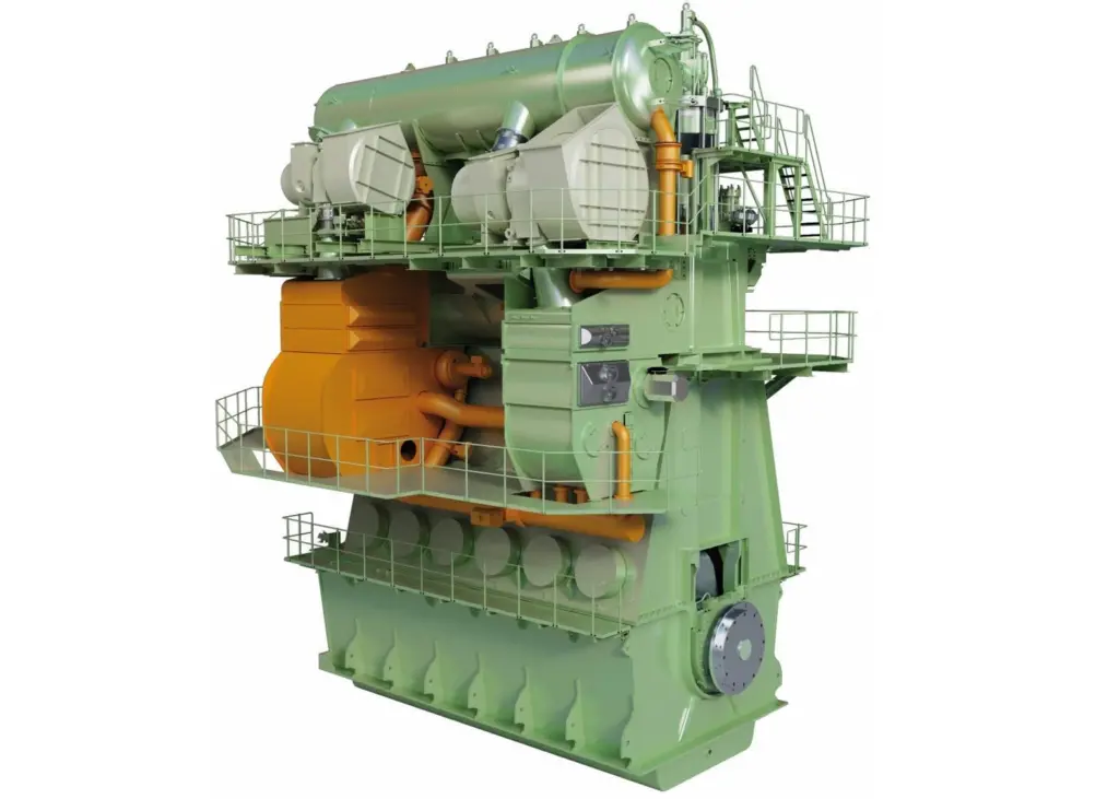 Integrated design of EGR unit into an MAN B&W 6G70ME-C9 engine