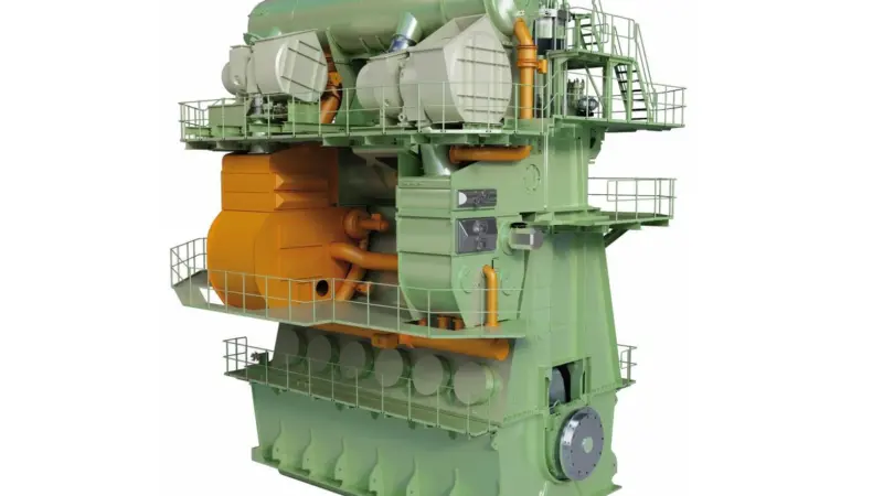 Integrated design of EGR unit into an MAN B&W 6G70ME-C9 engine