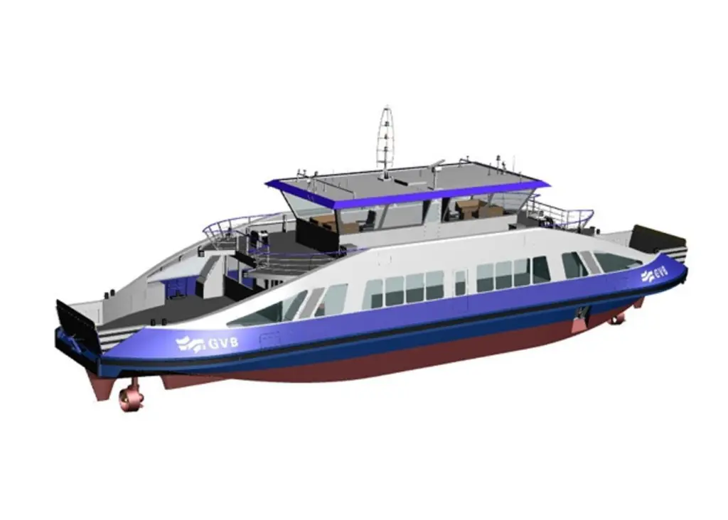 GVB contracts Holland Shipyards to build hybrid ferry for Amsterdam